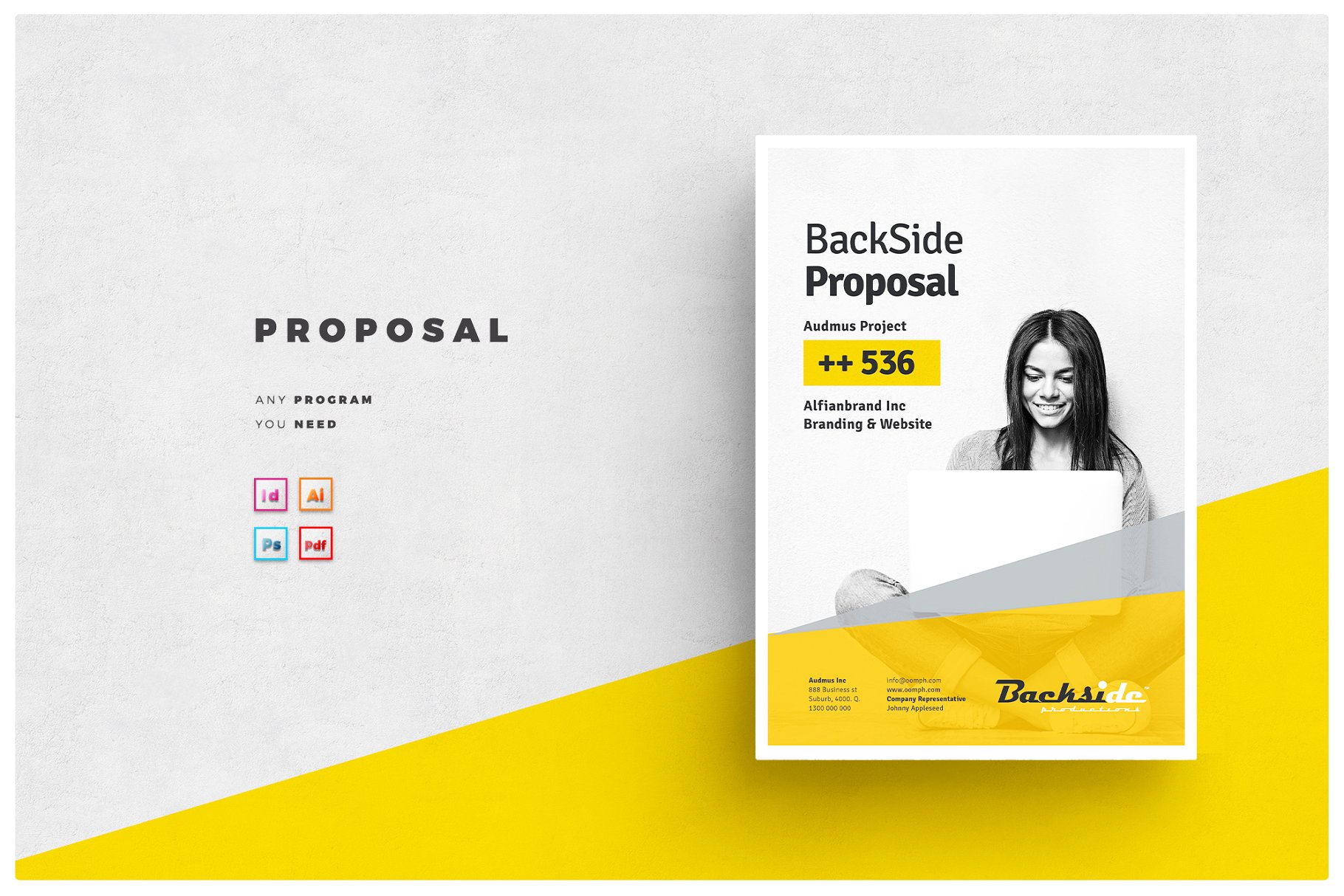 项目招标企业宣传画册模板 Proposal插图