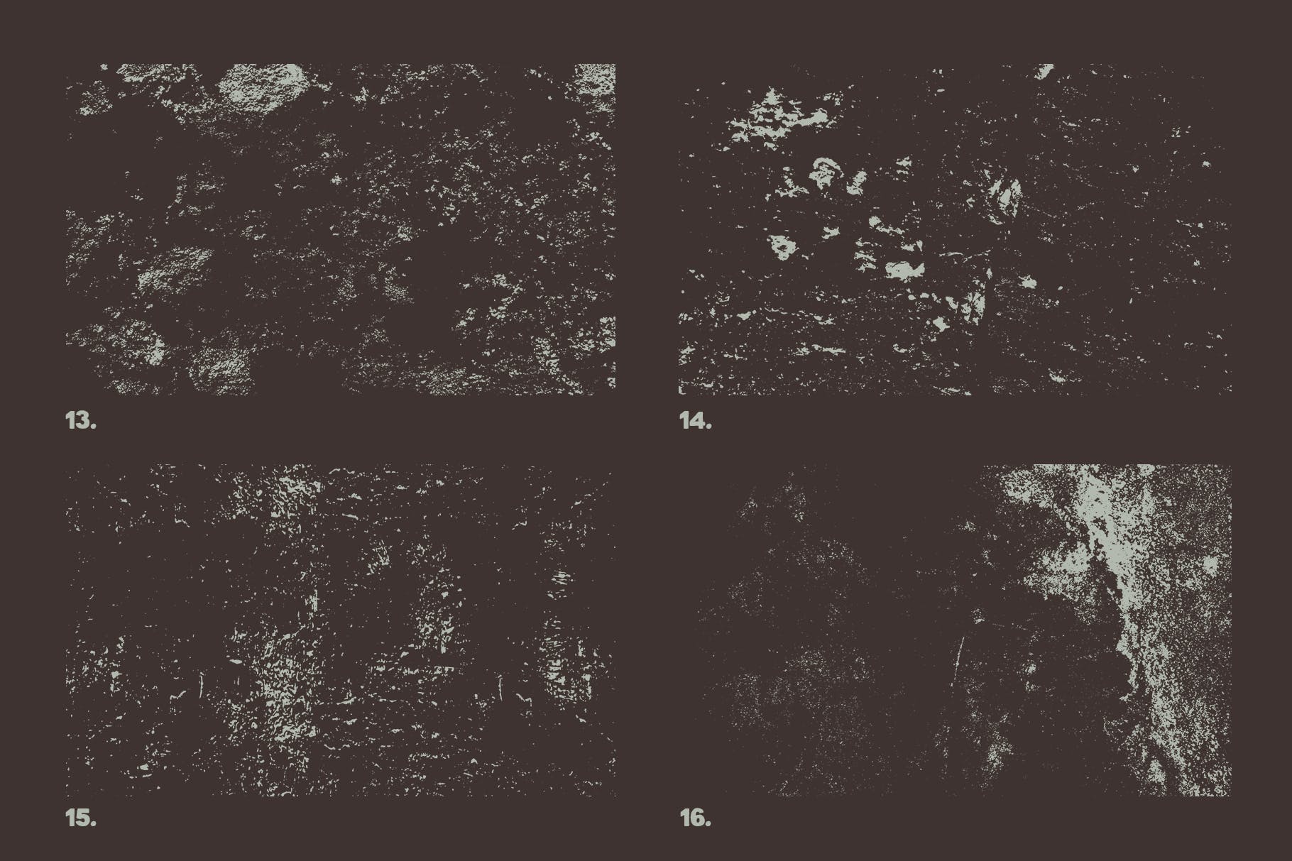 12个污迹斑迹做旧处理矢量纹理背景素材 Vector Grunge Textures x12 Vol2插图3