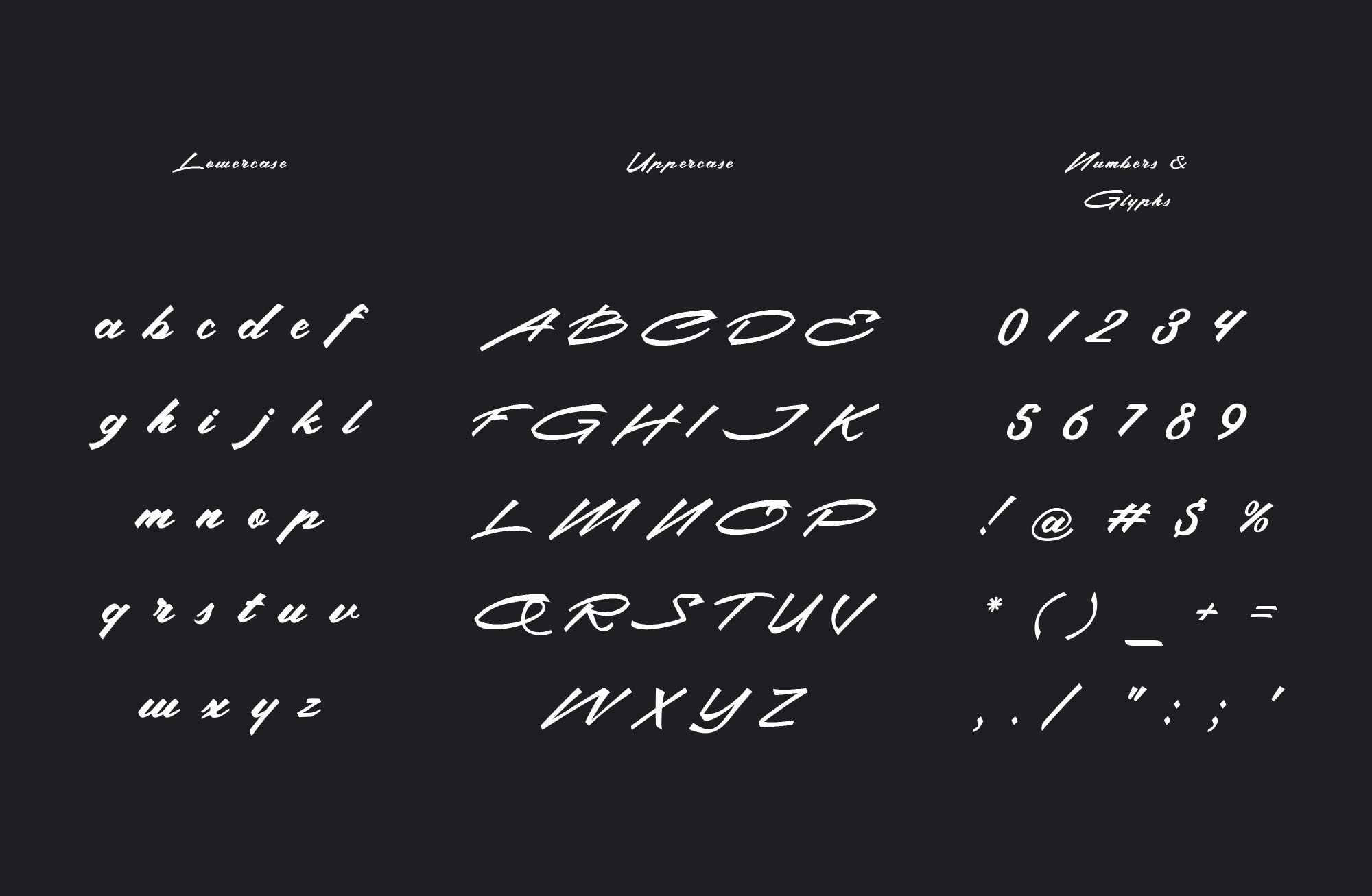 书法/手写风格英文斜体字体 Christopher Calligraphic Typeface插图1