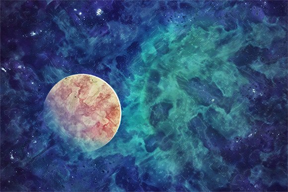 30款科技紫色炫酷星空海报背景 30 Spacescapes插图14