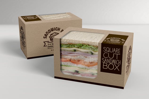 快餐食品包装样机v5 Fast Food Boxes Vol.5: Take Out Packaging Mockups插图(4)