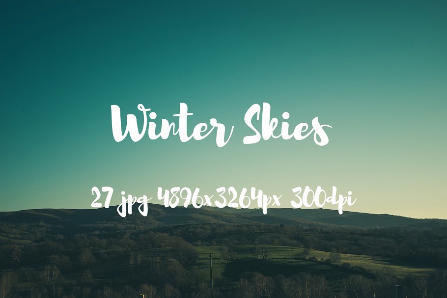 冬季天空照片素材合集 Winter skies photo pack插图9