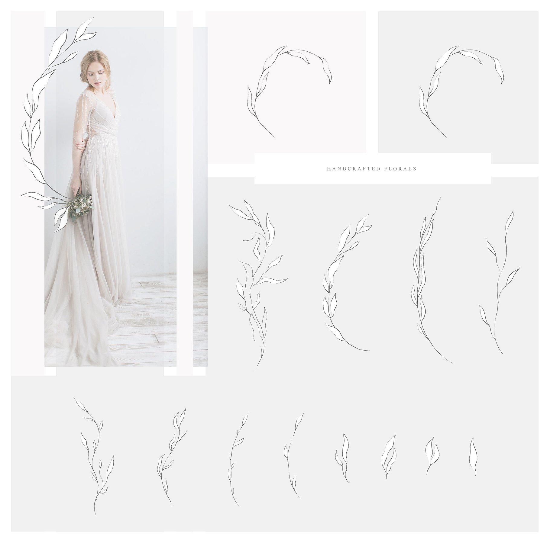 淡雅柔和的灰粉设计元素合集 Tender Mist Collection Pro插图(5)