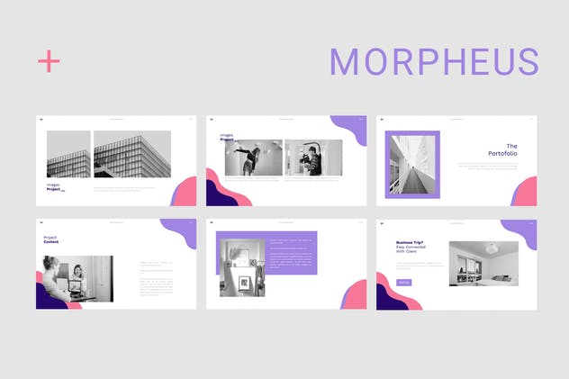 极简主义风格业务/产品/项目介绍Google Slides幻灯片模板 Morpheus Google Slides插图5