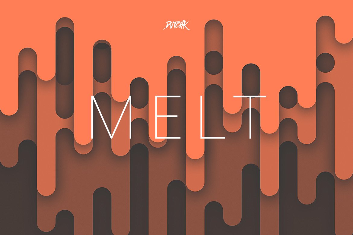 76款抽象圆形背景v6 Melt | Rounded Backgrounds | Vol. 06插图(3)