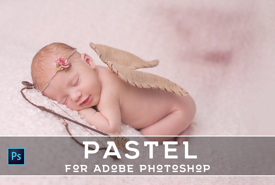 20款影楼御用新生婴儿摄影滤镜PS动作 20 Pro Pastel PS Actions插图