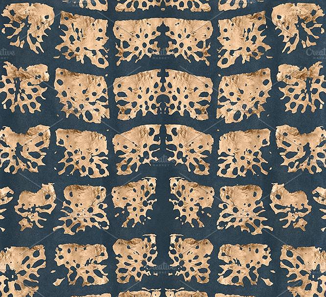 金色线条原始元素数字图形 The Golden Nile Patterns & Textures插图(3)
