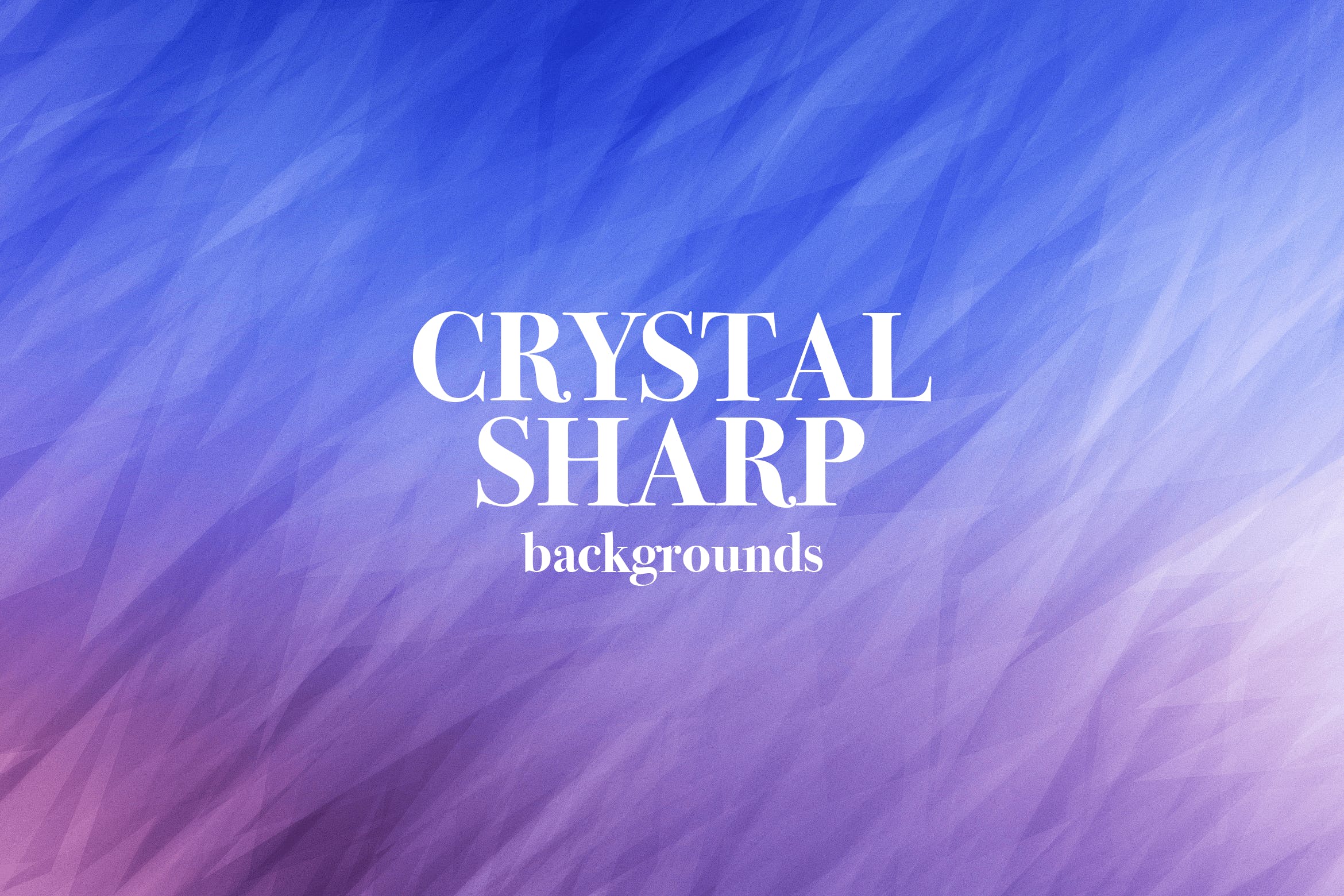 时尚视觉艺术效果水晶反射抽象背景素材 Crystal Sharp Backgrounds插图