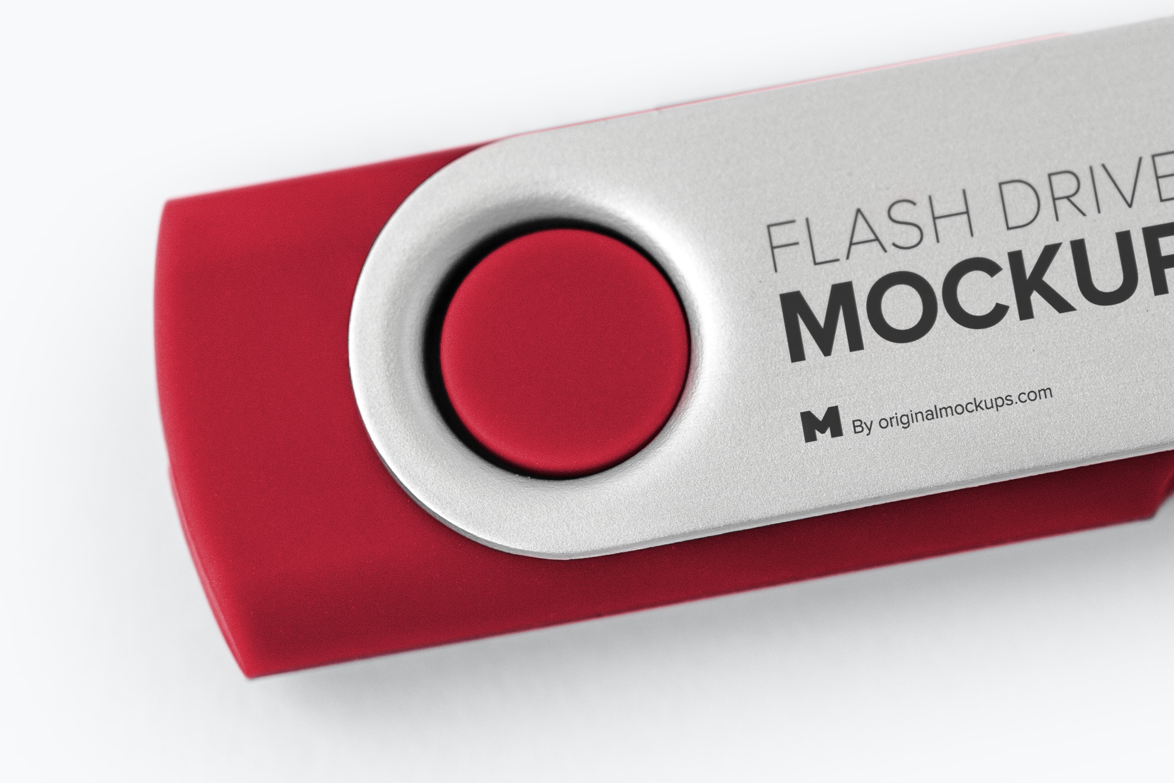 创意U盘外观设计效果图样机模板01 USB Flash Drive Mockup 01插图(2)