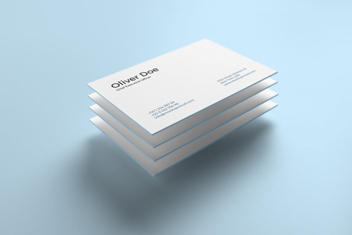 企业名片样机模板Vol. 5 Business Cards Mockup Vol. 5插图