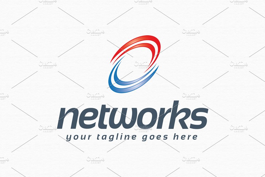 新兴互连网企业Logo模板 Networks Logo Template插图1