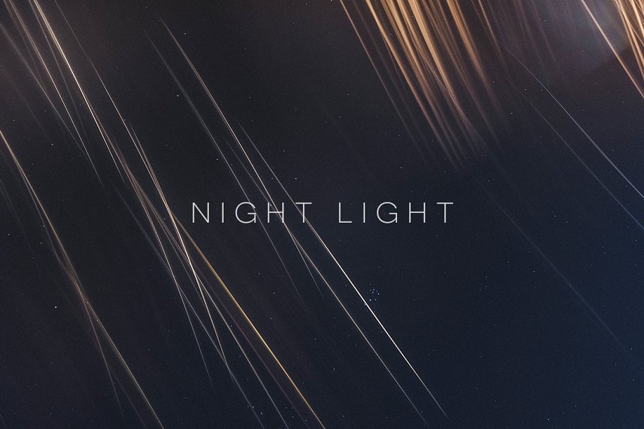 彩色抽象光线条纹纹理背景 Night Light插图8