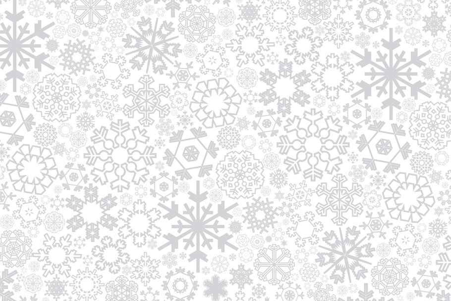 漂浮纹理雪花装饰插图 Structure snow插图(3)