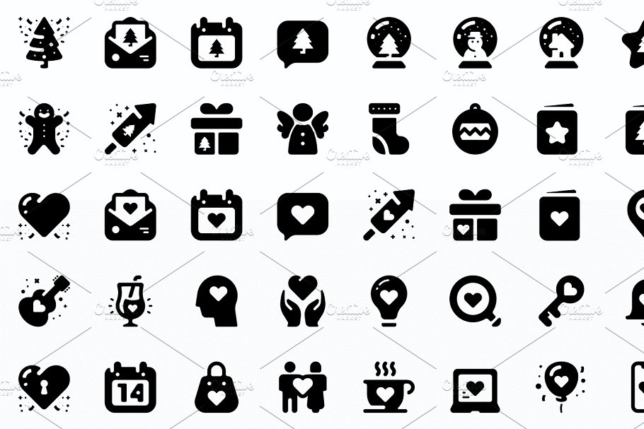 2200枚圆形实心图标 Roundies 2200 Solid Icons插图(15)