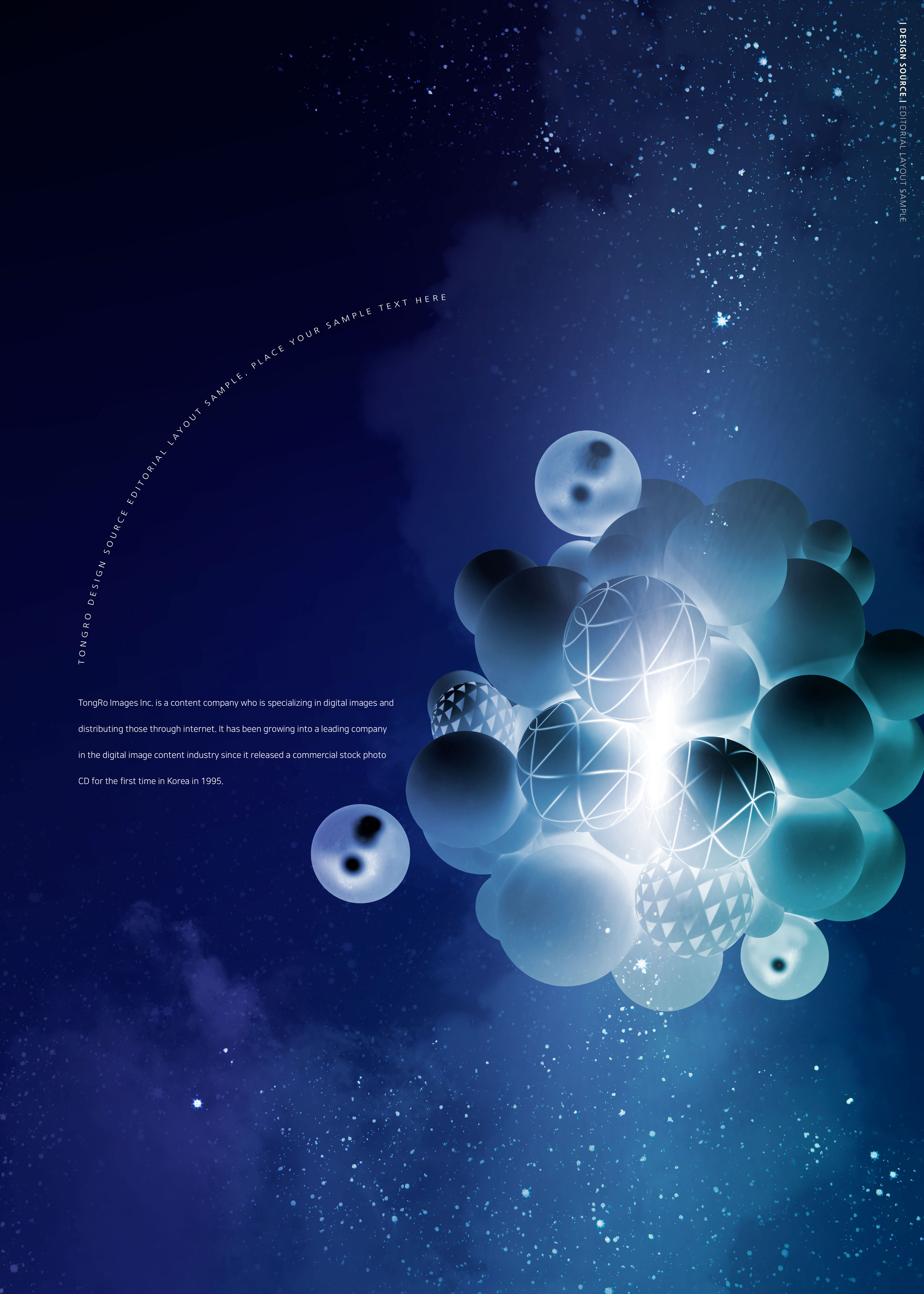 未来高科技分子球体海报图片psd素材插图