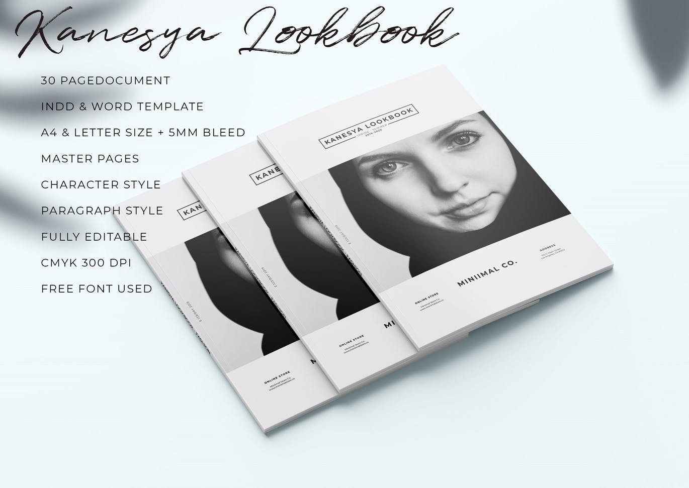 时尚/摄影/食品/生活方式/建筑主题使用手册画册设计模板 Lookbook插图(1)