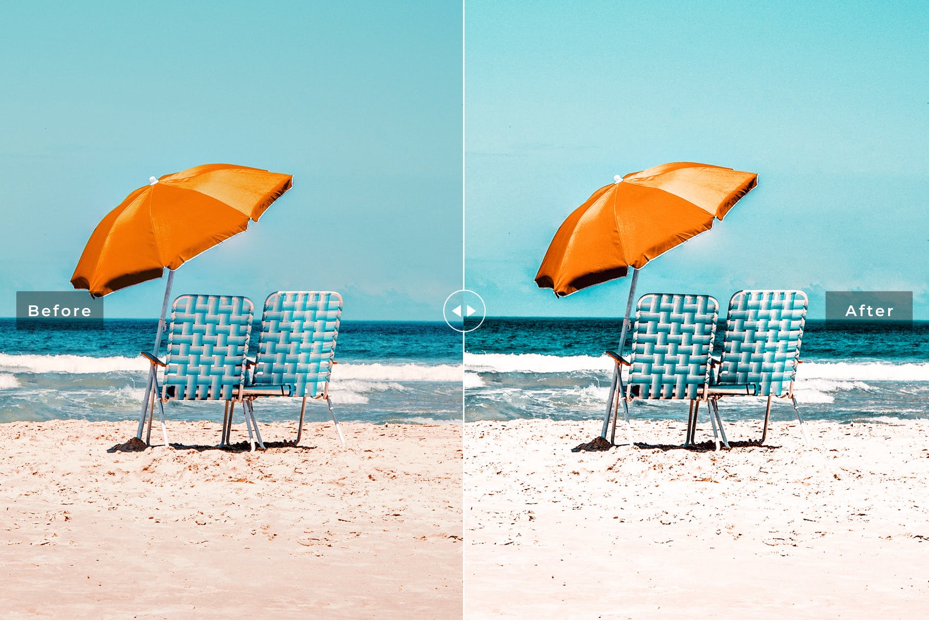 海滩人像摄影活力亮色LR调色预设下载 Bounty Beach Mobile & Desktop Lightroom Presets插图(2)