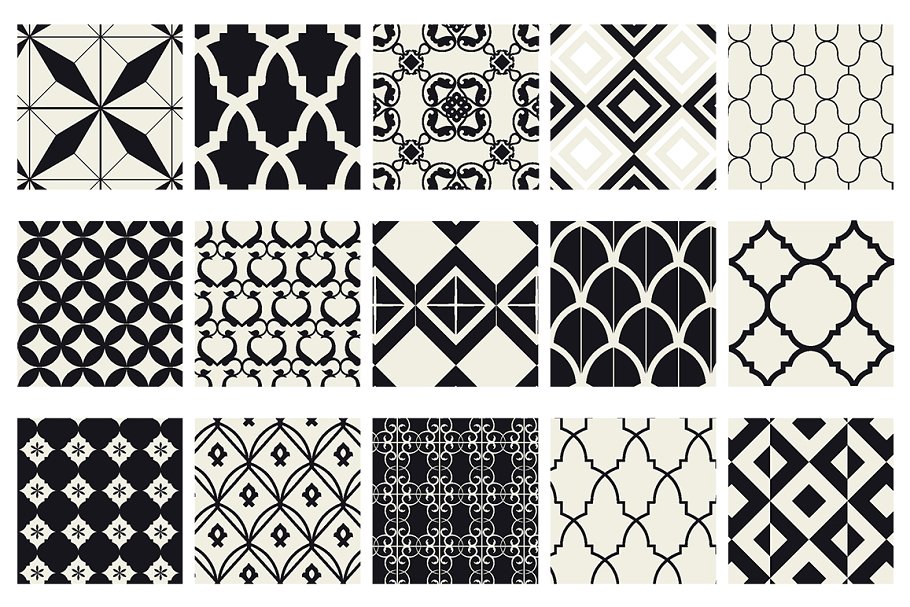 摩洛哥风格图案纹理 Moroccan Style Patterns – 2插图(4)