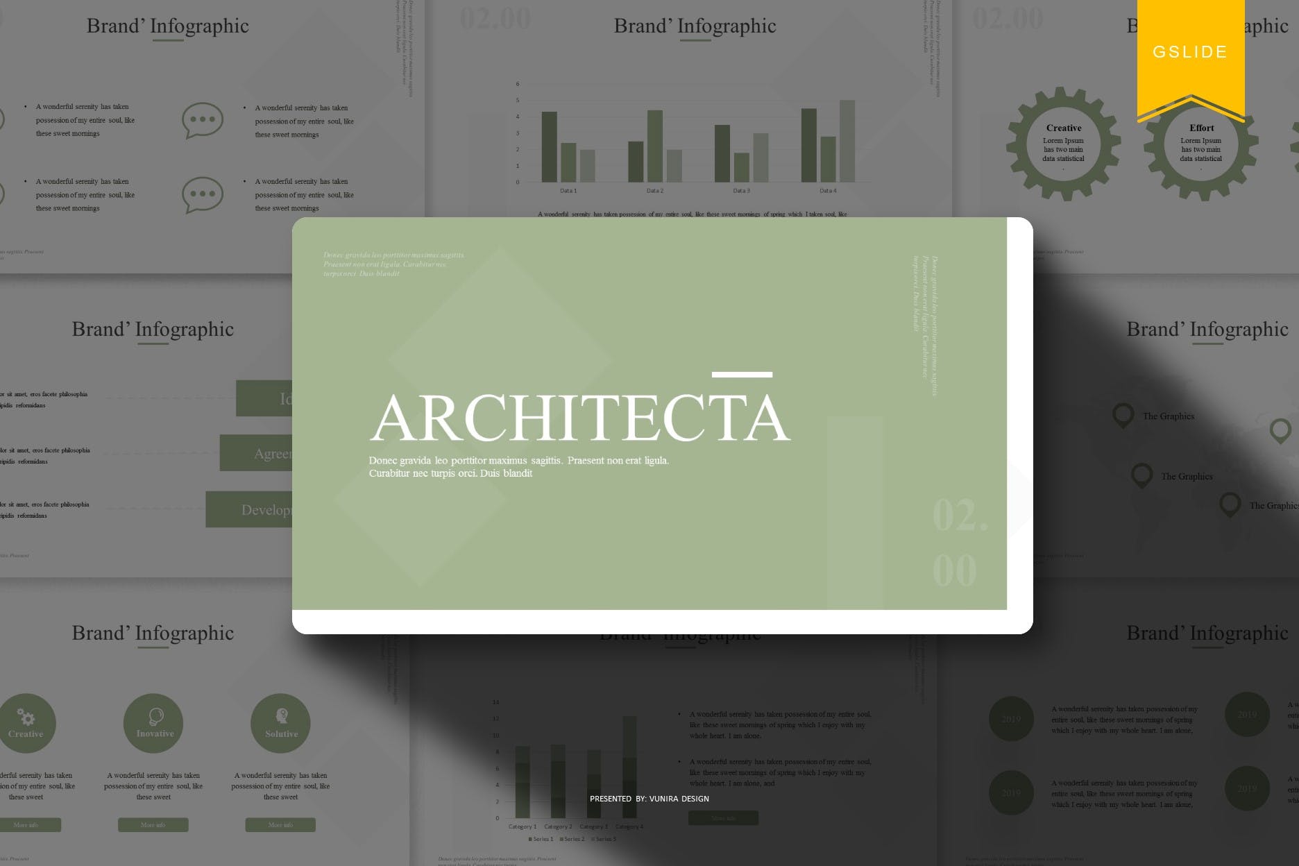 建筑主题谷歌幻灯片设计模板 Architecta | Google Slides Template插图
