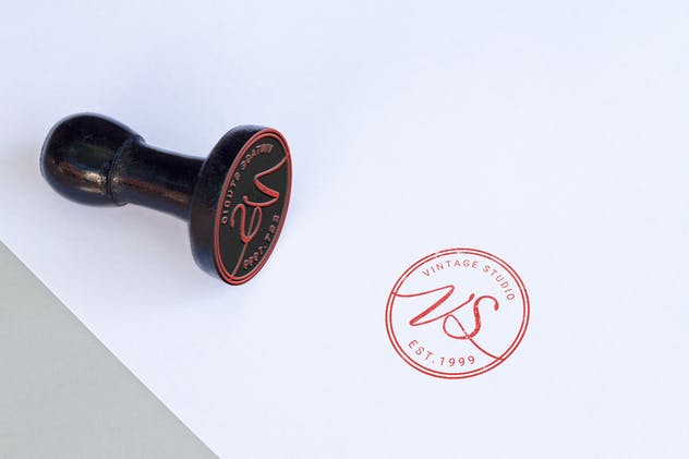 多用途橡皮印章图案设计样机 Multipurpose Rubber Stamps Mock Up插图(2)