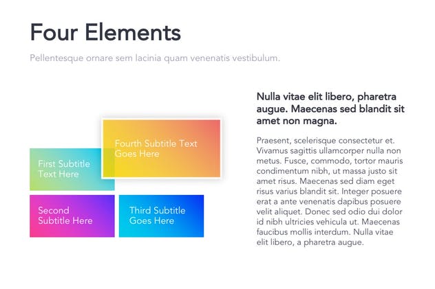 多彩渐变色Google Slides幻灯片设计模板 Colorful Bundle Google Slides插图3