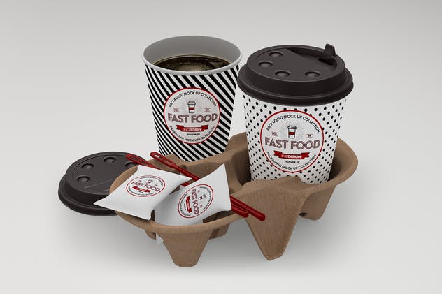 外带快餐包装样机套装Vol.9 Fast Food Boxes Vol.9: Take Out Packaging Mockups插图(5)