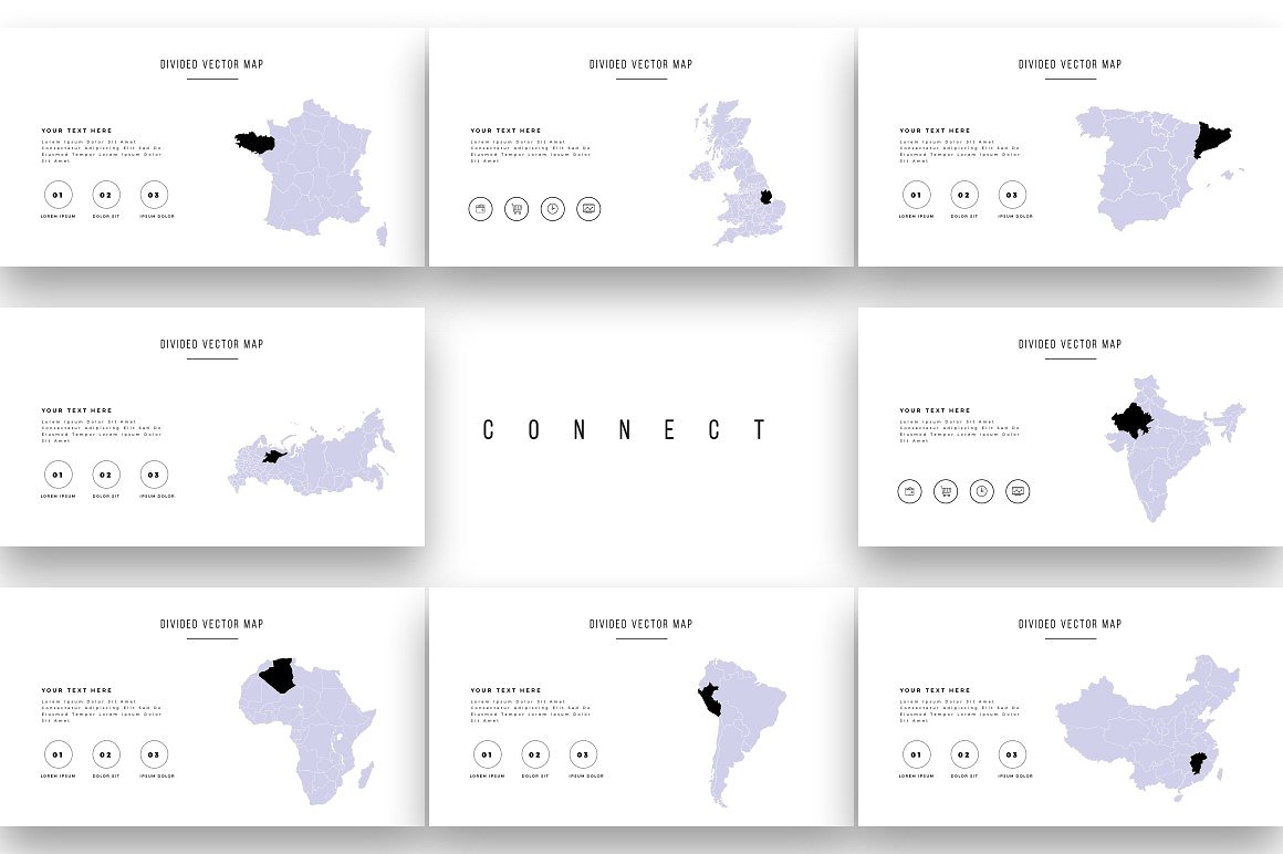 CONNECT Premium时尚极简的产品演示PPT模板下载[pptx]插图(1)