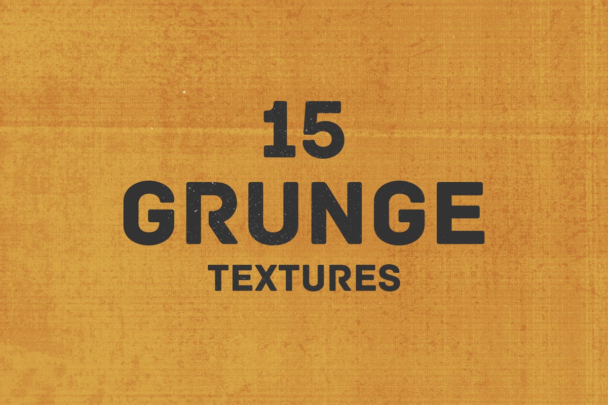 15款粗糙复古做旧纹理合集 15 Grunge Textures插图