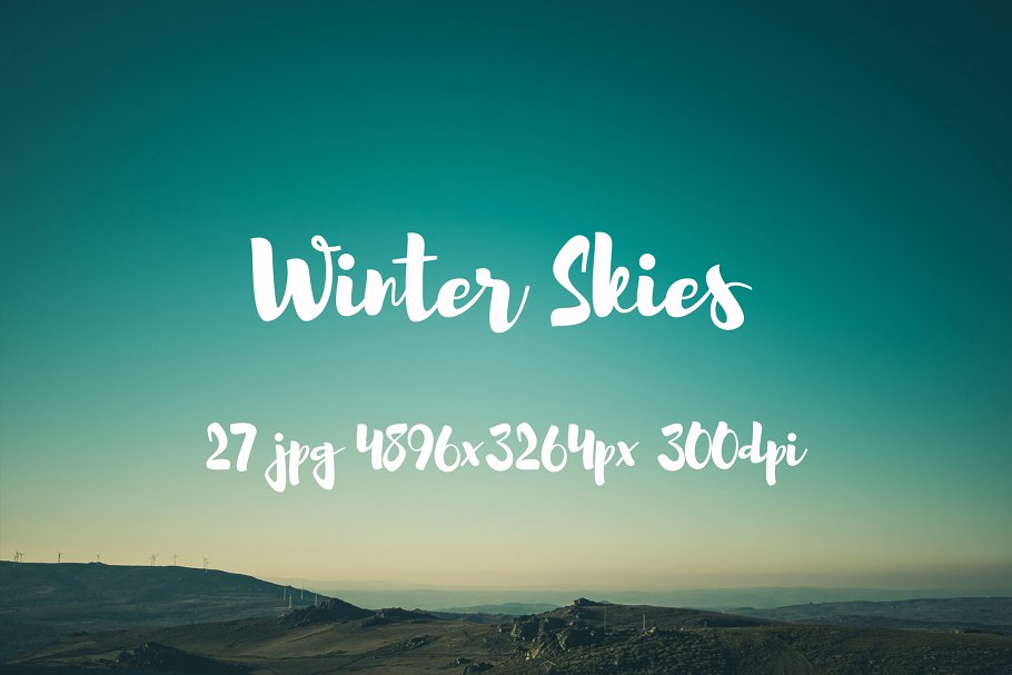 冬季天空照片素材合集 Winter skies photo pack插图8