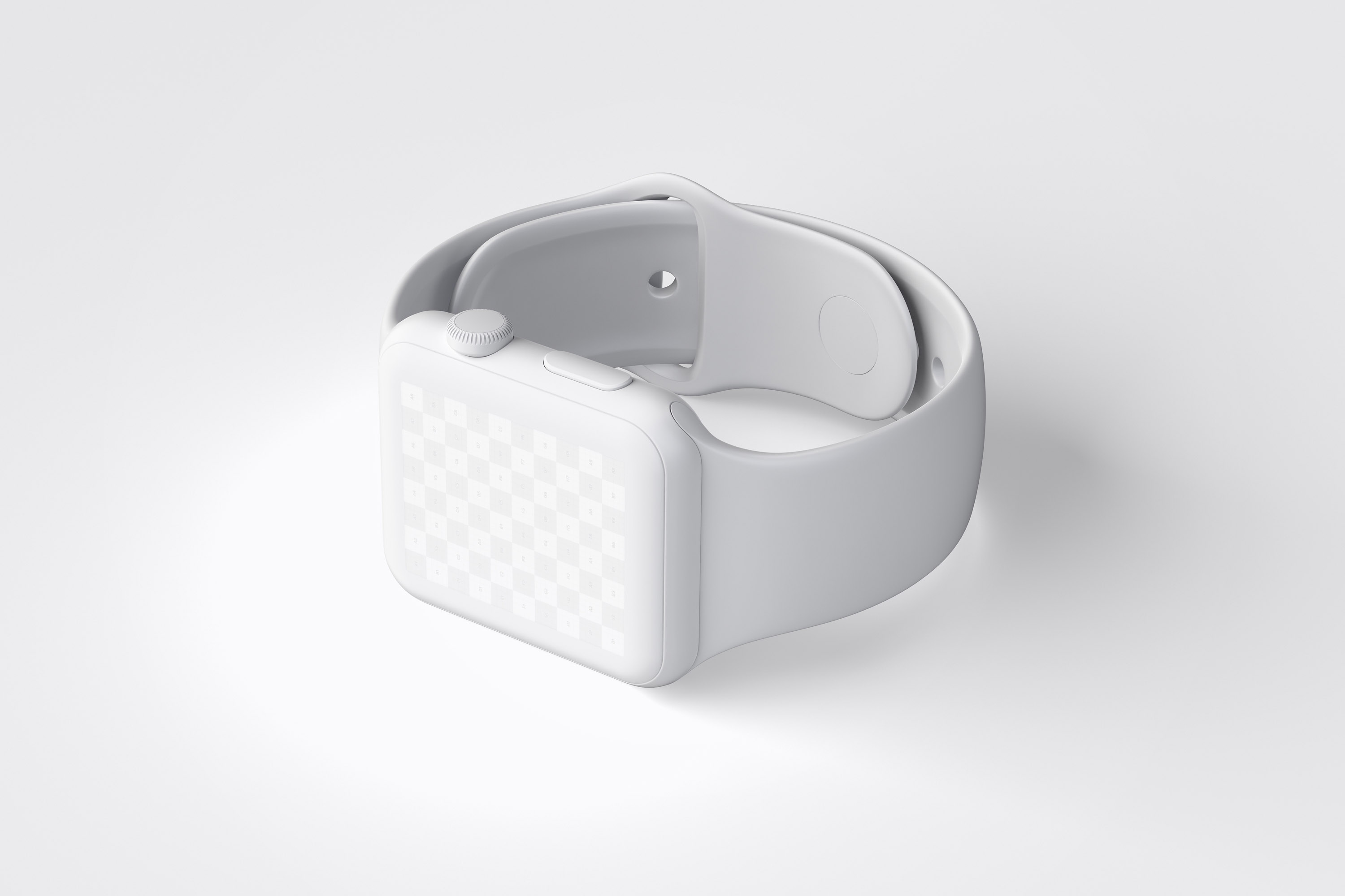 Apple Watch智能手表黏土样机模板03 Clay Apple Watch Mockup 03插图5 Apple Watch智能手表黏土样机模板03 Clay Apple Watch Mockup 03插图5