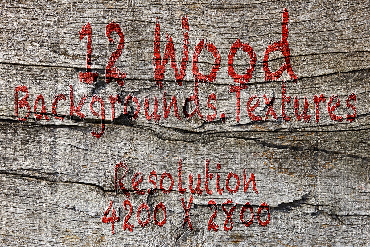 逼真的残旧粗糙木纹理背景素材 Wood texture-Background插图