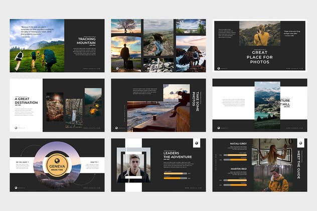户外运动品牌推广PPT幻灯片模板 Geneva : Powerpoint Presentation插图(5)