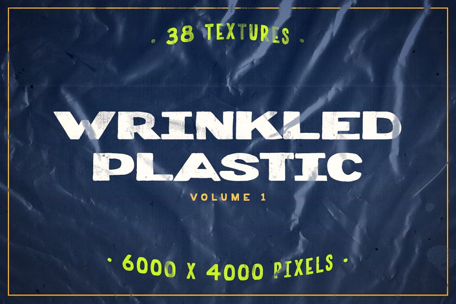 皱褶塑料纹理v1 Wrinkled Plastic Textures Volume 1插图