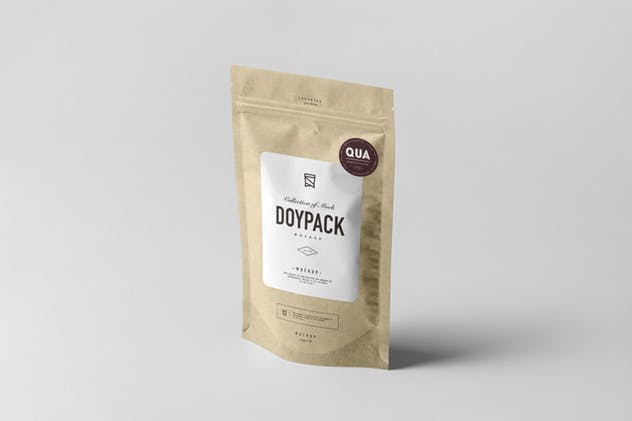 自立吸嘴袋包装样机模板 Doypack Mock-up 3插图(7)