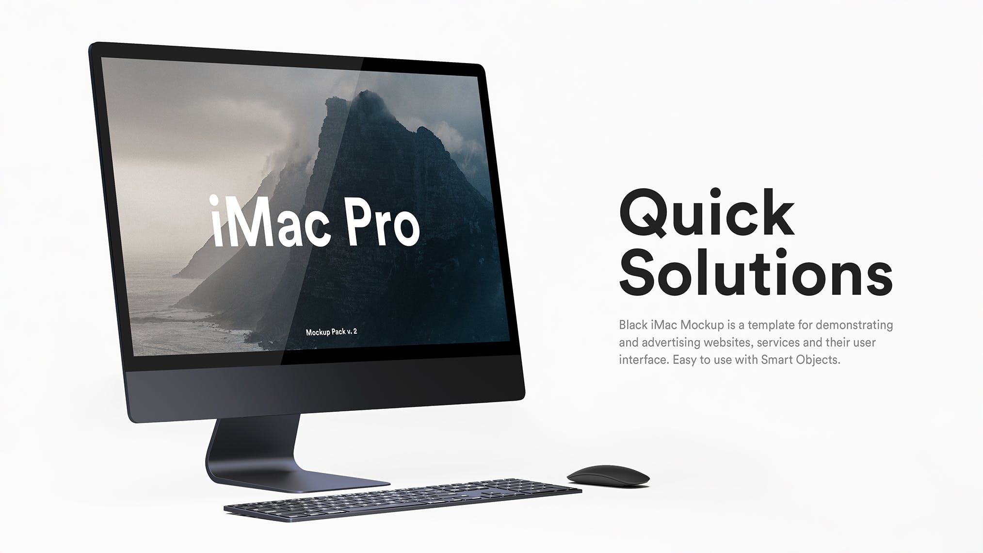 5K高分辨率iMac Pro一体机多角度样机模板 iMac Pro Kit插图7