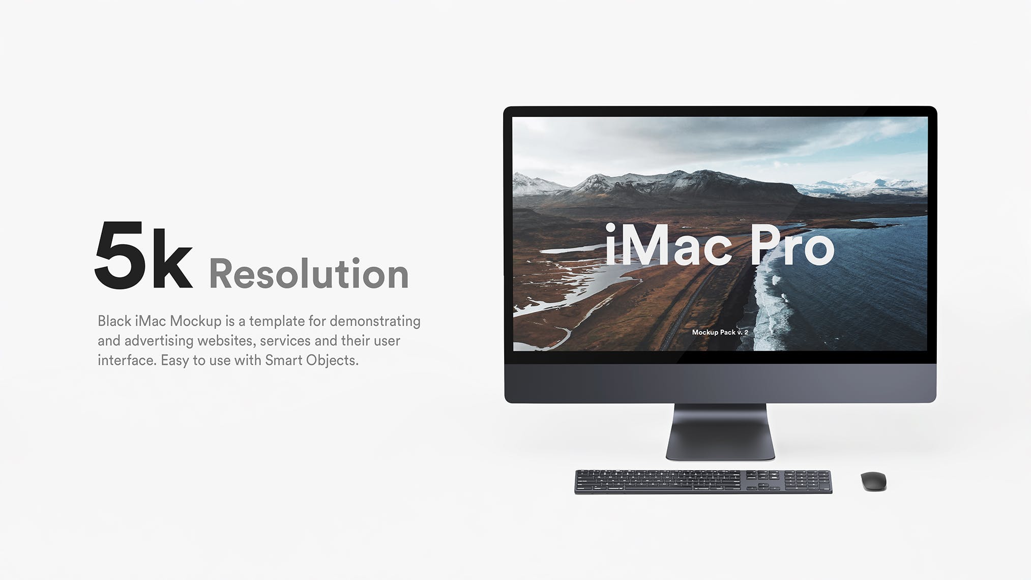 5K高分辨率iMac Pro一体机多角度样机模板 iMac Pro Kit插图10