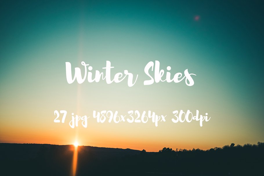 冬季天空照片素材合集 Winter skies photo pack插图7