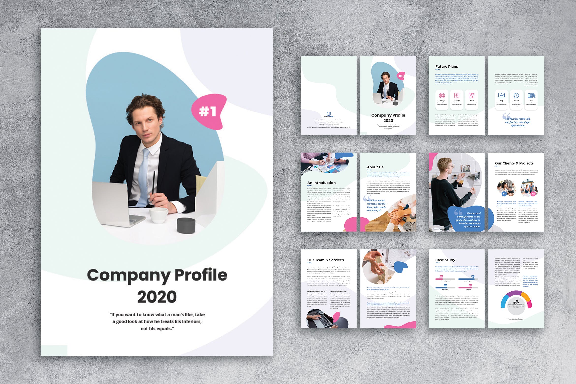 2020年新版多行业适用公司企业画册设计模板 Company Profile插图