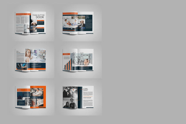 极简设计商业提案/企业宣传册设计模板 Minimal Proposal Corporate Brochure插图5