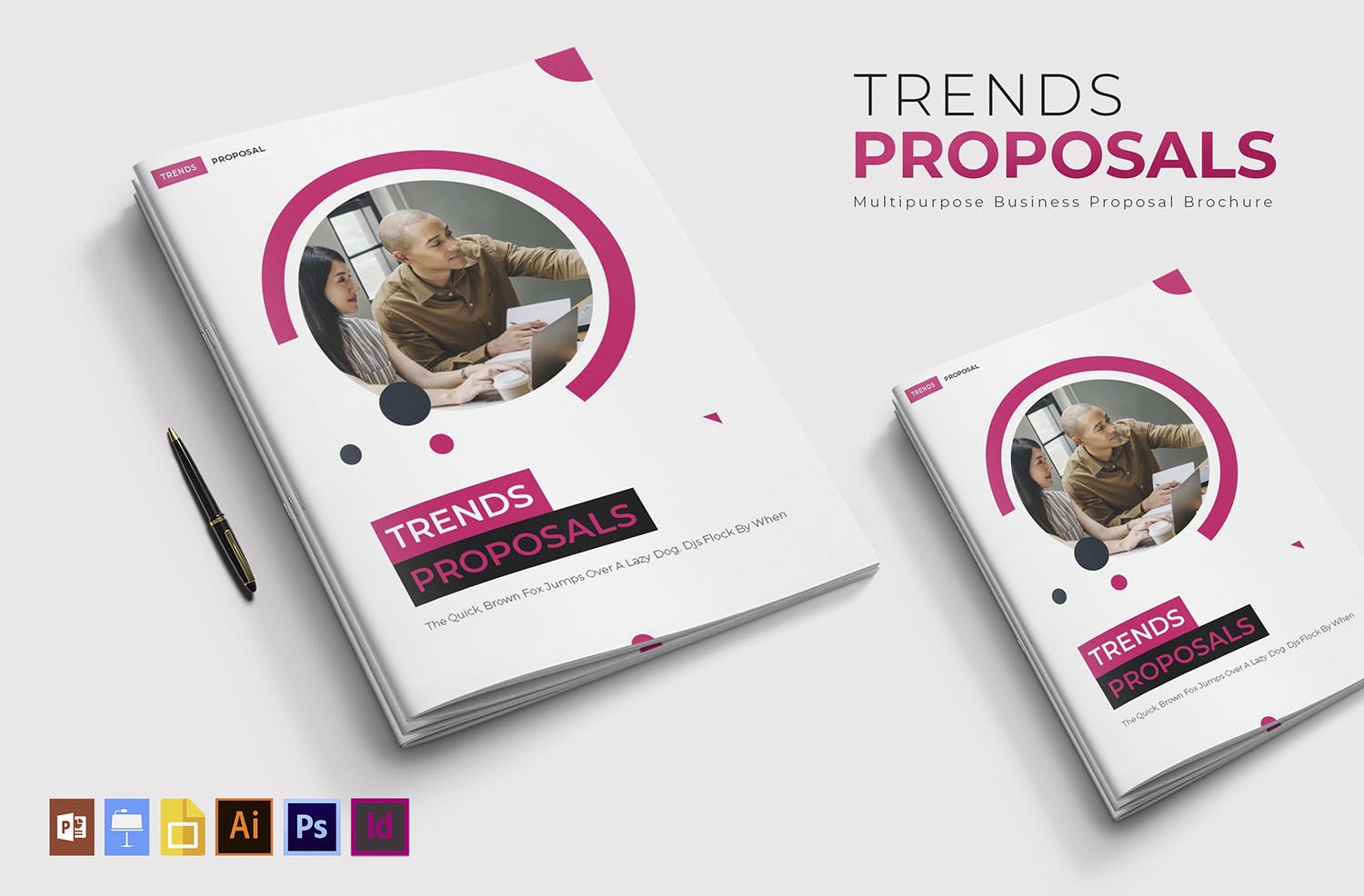 招标提案书设计模板 Trends | Proposal Brochure插图(2)