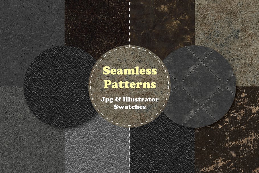 真皮纹理与图案素材 Real Leather Textures and Patterns插图(4)