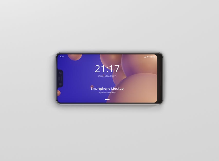 谷歌智能手机Pixel 3 XL屏幕预览样机模板 Smart Phone Mockup Pixel 3 XL插图(6)