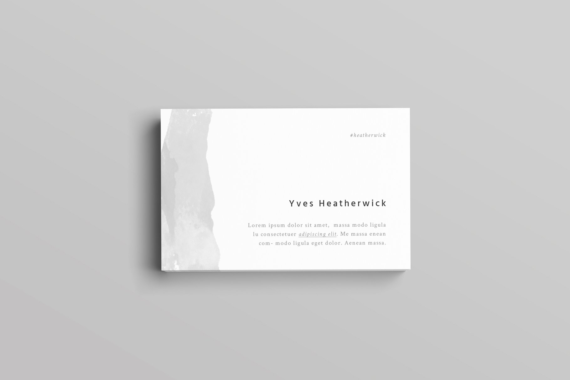 极简主义设计风格企业名片设计模板 Heatherwick Business Card Template插图3