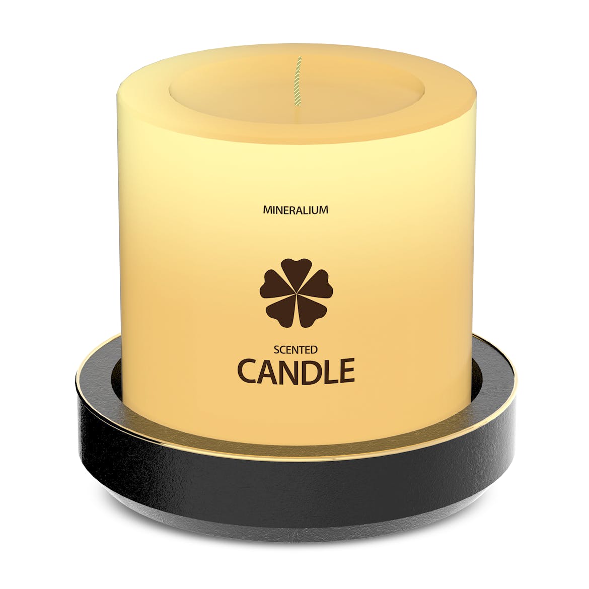木制蜡烛外观设计PSD样机模板 Wooden Candle PSD Mock-ups插图(2)
