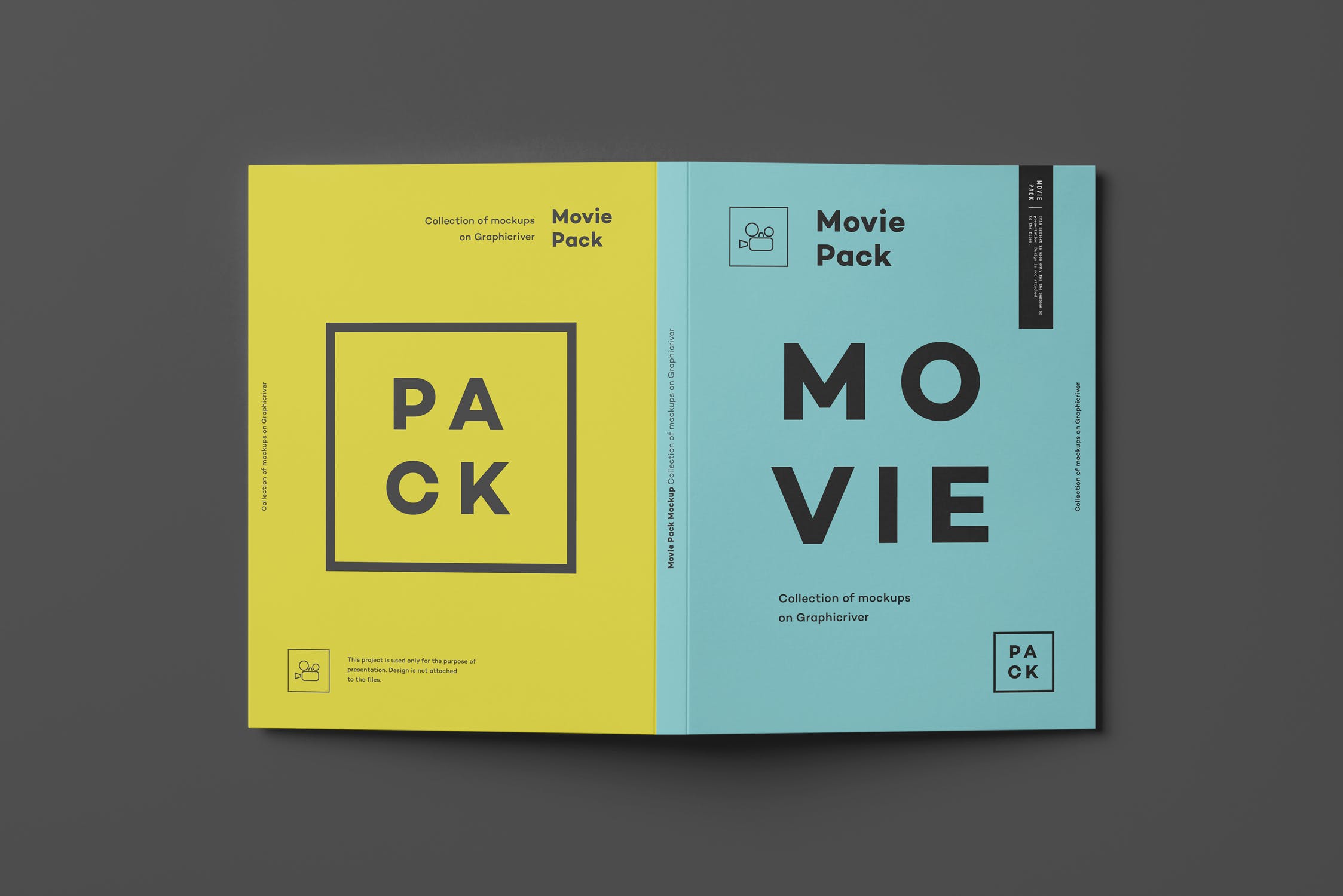 电影DVD包装盒外观设计样机3 Movie Pack Mock-up 3插图(6)