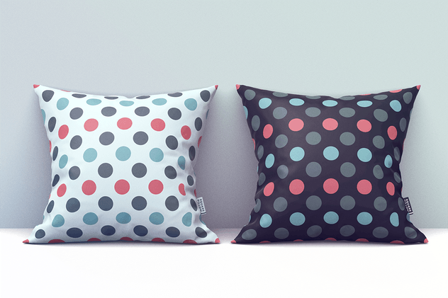 方形枕头/靠垫外观印花图案设计样机 Square Pillow / Cushion MockUp插图(4)