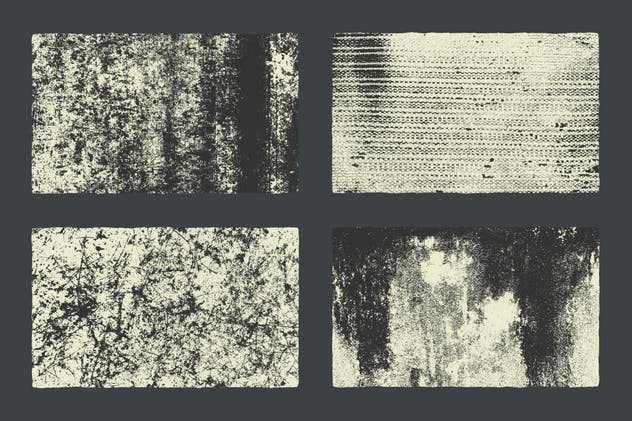 复古油墨印刷做旧纹理素材 Grunge Textures插图3