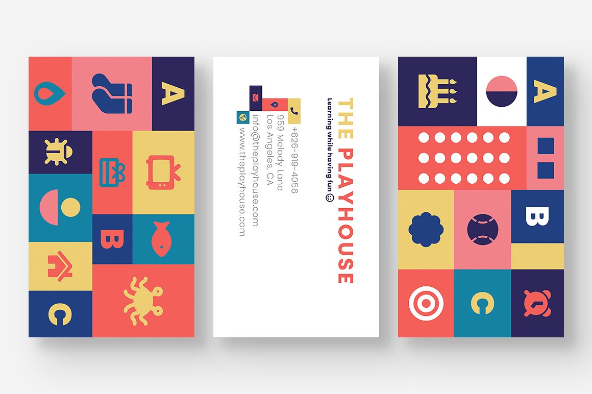 28张时尚极简的商业化名片设计模板 Business Card Bundle [psd]插图(3)