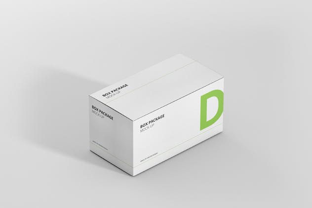 高品质宽矩形包装盒外观设计样机 Package Box Mock-Up – Wide Rectangle插图4