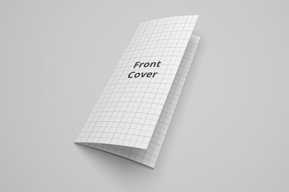 三折页宣传册设计多角度预览样机模板 Trifold Brochure Mockup插图(5)